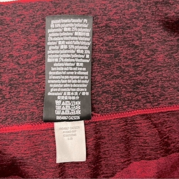 Pink by Victoria's Secret Red Seamless Legging Size Medium - Picture 7 of 7